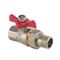 Кран-американка ГОСТ, 1/2" вн.-нар., рукоятка «бабочка»