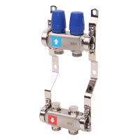 Коллектор без расходомеров, 2 выхода