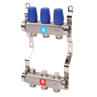 Коллектор без расходомеров, 3 выхода