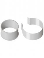 Хомут Rommer комплект D100 (резиновый хомут, хомут стальн. гнутый, саморезы 2 шт.)