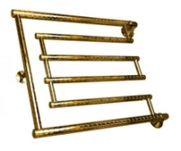 Водяной полотенцесушитель «I twist» (Золотой хром) 60/50 Двин