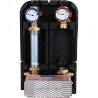 Насосная группа с теплообменником 28 пластин, без насоса в теплоизоляции Stout SDG-0038-282501