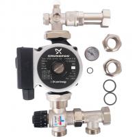 Насосно-смесительный узел с термостатическим клапаном 20-43°C, с насосом UPSO 25-65, 130 mm Stout SDG-0120-004001