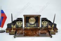 Настольный набор руководителя ObsidianArt «Феликс» из обсидиана