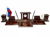 Настольный набор руководителя ObsidianArt «Юлий Цезарь» из обсидиана