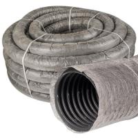 Труба дренажная 200 с перфорацией, в геотекстиле - 40 метров