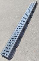 Лоток водоотводный пластиковый с оцинк. решеткой Spark