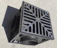 Комплект дождеприемника 30x30 с чугун. решеткой Spark
