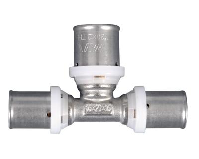 Пресс-фитинг тройник переходной MVI 20х20х16 Пресс-фитинг тройник переходной MVI 20х20х16