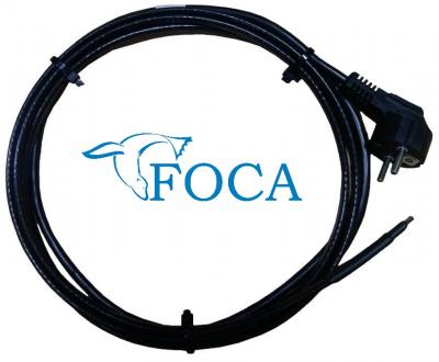 Кабель греющий саморегулирующийся на трубу 10м готовый комплект Foca