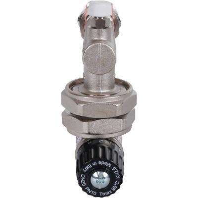 Насосно-смесительный узел с термостатическим клапаном 20-43°C и жидкокристаллическим термометром, без насоса Stout SDG-0120-005000