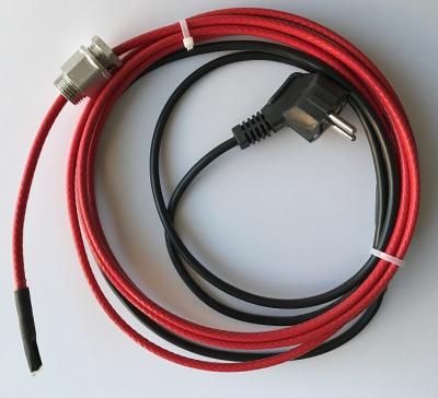 Кабель греющий саморегулирующийся в трубу 8м готовый комплект Foca