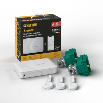 Система защиты от протечек Neptun Bugatti Smart 3/4