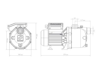 Насос поверхностный Джилекс «ДЖАМБО» 60/35 П