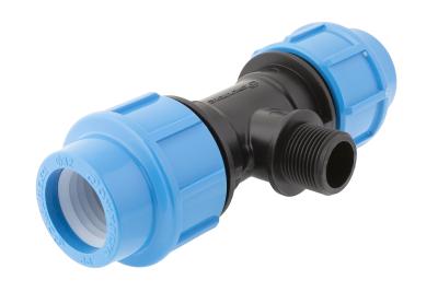 Тройник комбинированный с наружной трубной резьбой 40x1”Пx40 Джилекс