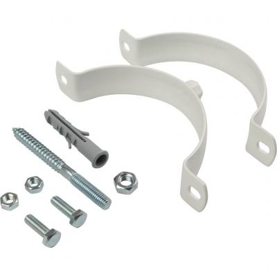 Элемент дымохода Stout хомут крепежный DN100, для крепления к стене.