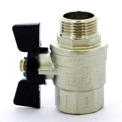 Кран шаровой НВ Bugatti 307 Oregon бабочка 1" DN25