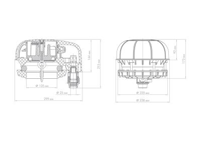 Крышка скважины КС 110-133 Джилекс