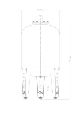 Расширительный бак Джилекс В 100