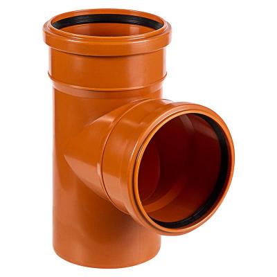 Тройник наружной канализации 200мм 87° ПВХ