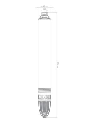 Насос погружной скважинный Джилекс «ВОДОМЕТ» 40/75 БК