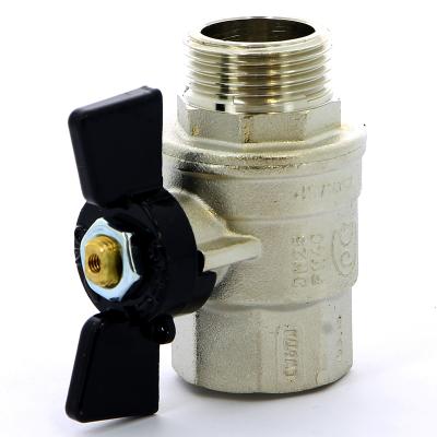 Кран шаровой НВ Bugatti 307 Oregon бабочка 1" DN25