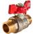 Кран шаровой НН Rommer бабочка 1/2" DN15 Кран шаровой НН Rommer бабочка 1/2" DN15
