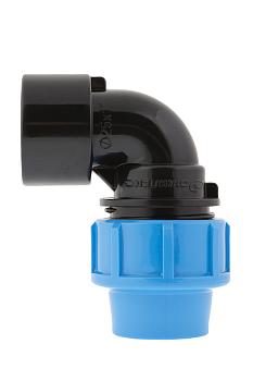 Отвод комбинированный с внутренней трубной резьбой 25х1”М Джилекс