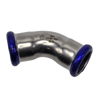 Пресс-угольник 45° MVI, 18 (нержавеющая сталь)