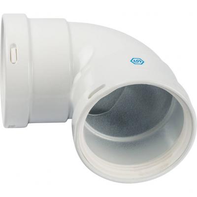 Элемент дымохода Stout отвод 90° м/м DN80