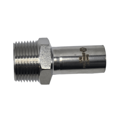 Вставка с НР MVI, 22х1/2" (нержавеющая сталь)